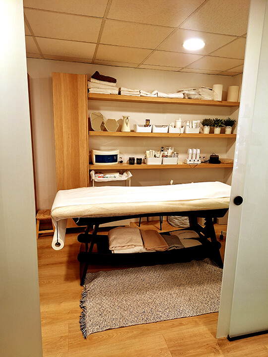 Detalle de productos profesionales y aparatología moderna